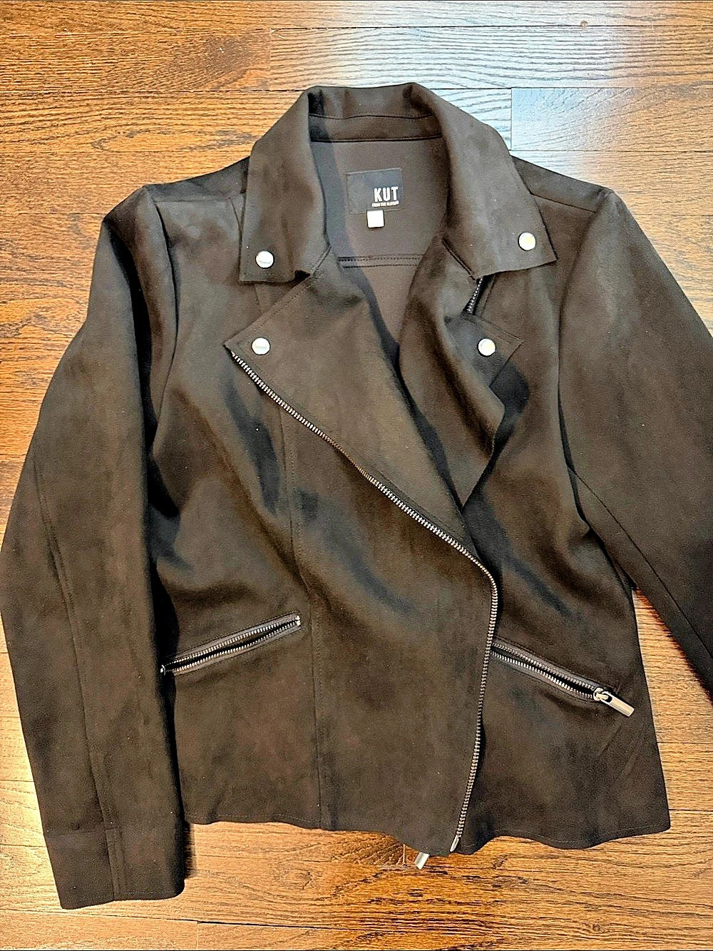 Kut from the Kloth Black Moto Jacket Size Small